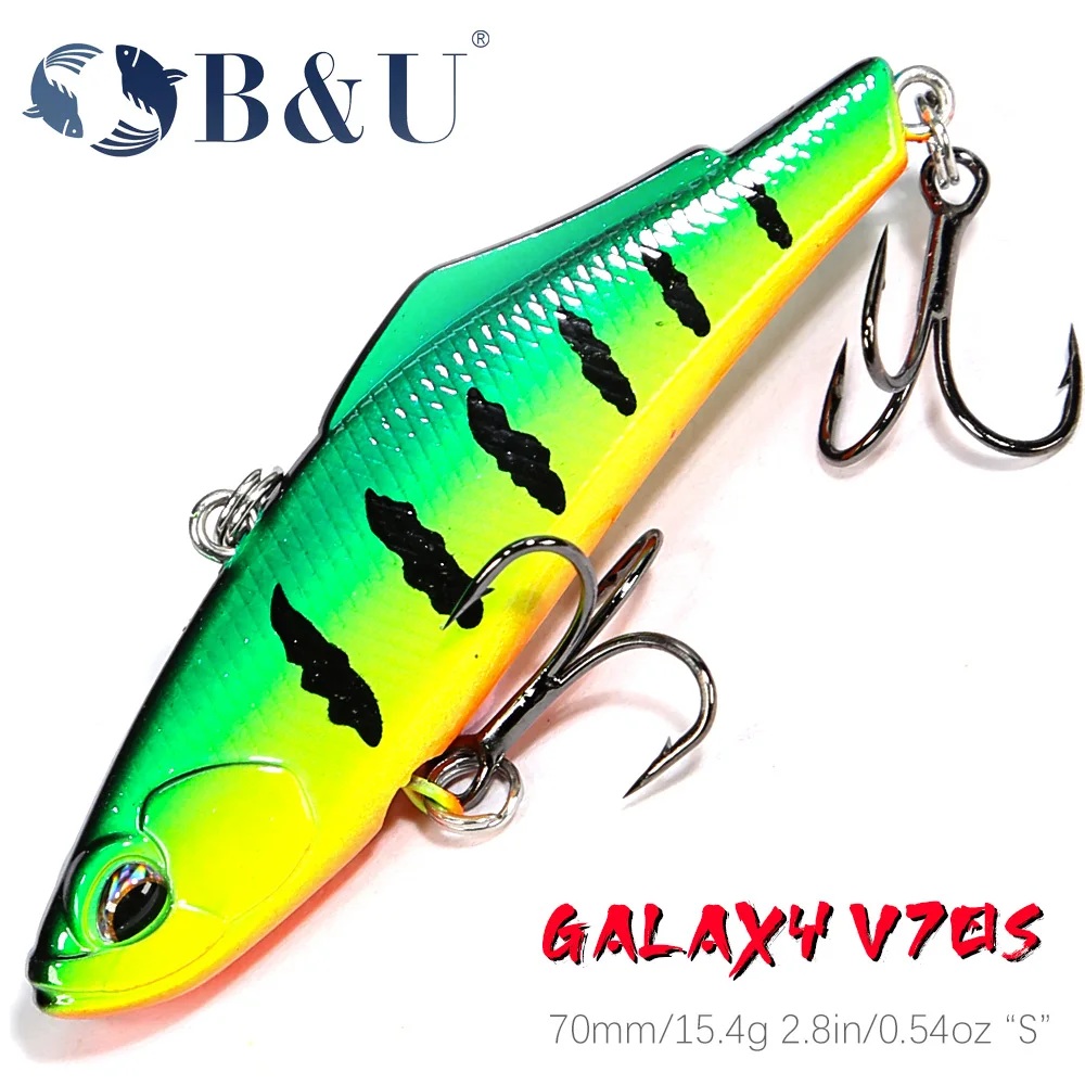 

B&U VIB Lure Fishing lure Winter ice Sinking Artificial Swimbait Fishing Vibrating Spoon Sinking Artificial Baits Bass Pike Crap