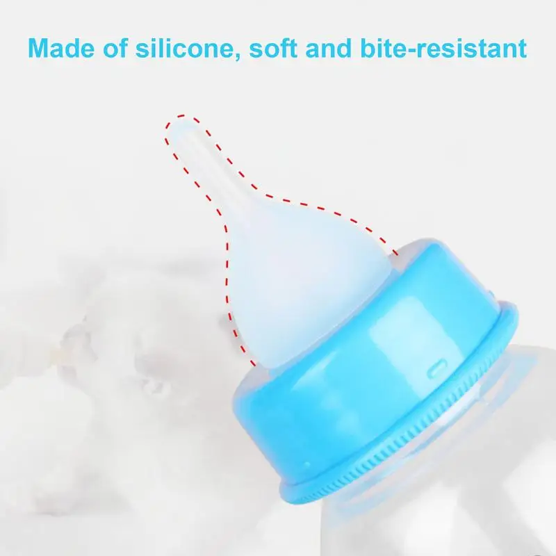 Mangeoire à lait en silicone pour animaux de compagnie, kit d'alimentation pour chiots et chatons