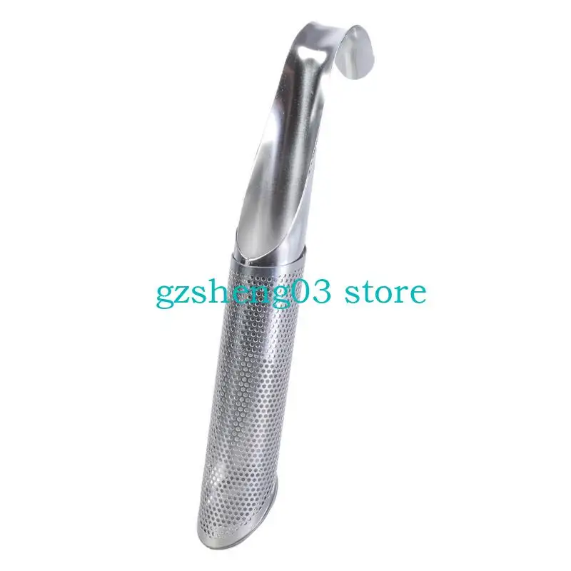 U75C Thép không gỉ Teas Infuser Hang Hang Tay cầm Lá lọc bằng bàn chải