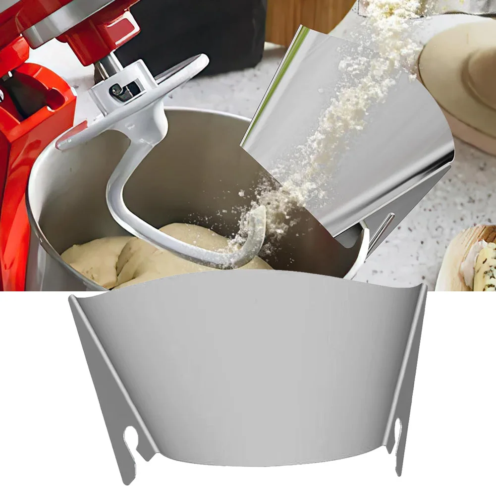 Calha de derramamento para kitchenaid derramando guarda aparelho de cozinha de aço inoxidável despeje rampa acessórios para misturadores kitchenaid