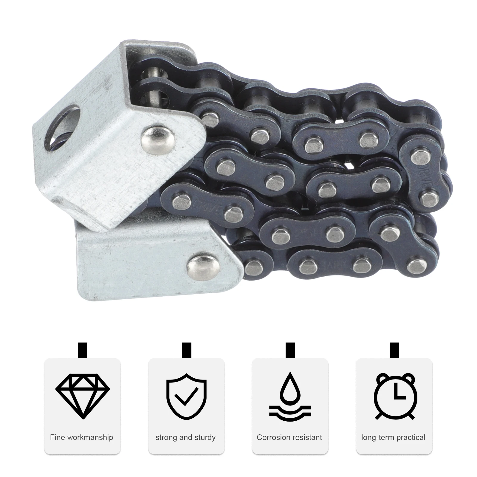 

High Durability Steel Iron Drum Foot Pedal Chain Professional Metal Accessory For Drummers
