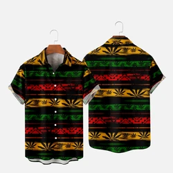 Men's Hawaiian T-Shirts Y2K Hombre Fashion Shirts Indian Style 3D Print Cozy Casual Short Sleeve Beach Oversized Clothes 6