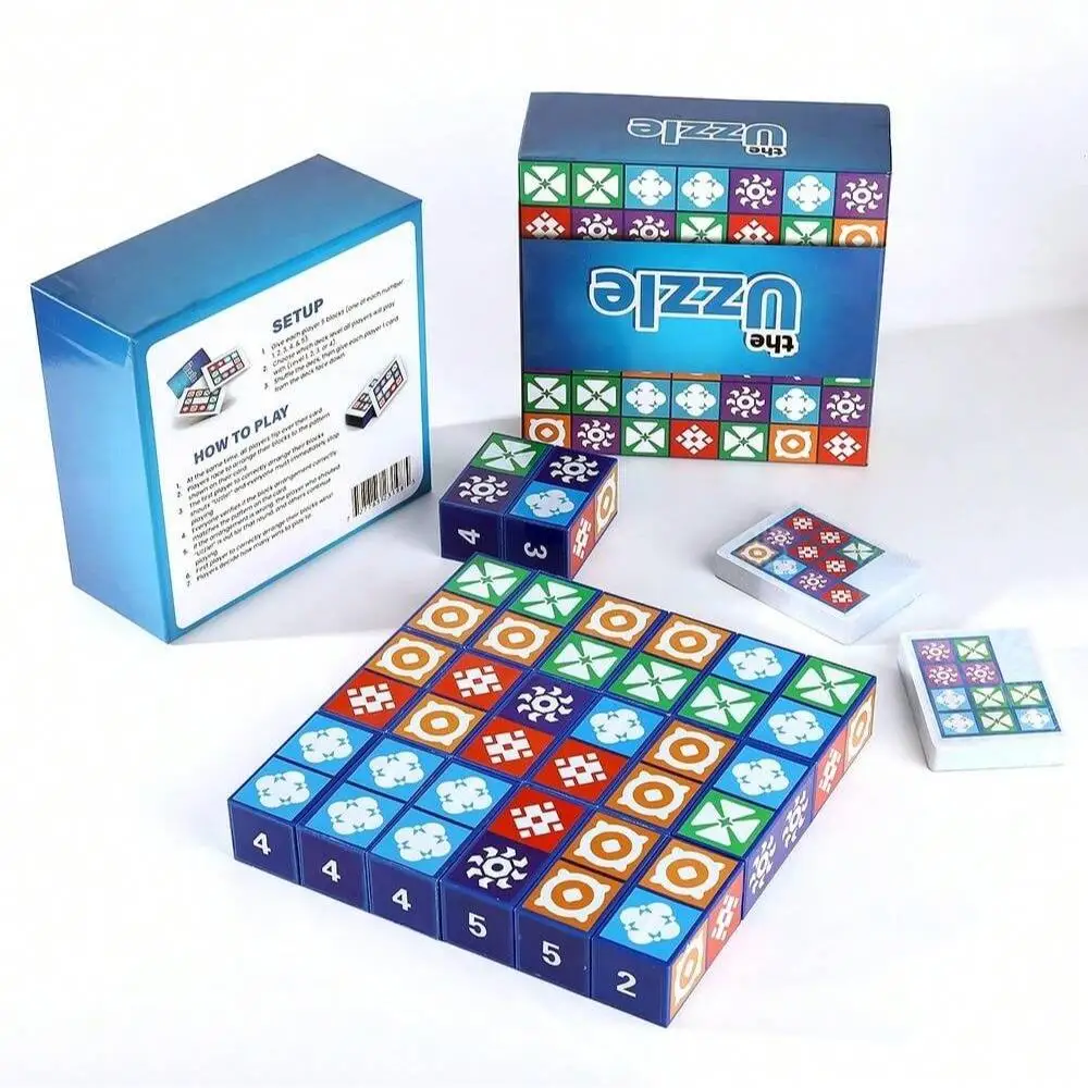 เกมปริศนา ของเล่น ปริศนาบนโต๊ะ ความท้าทาย สนุก ออกกำลังกายสมอง ความบันเทิงที่บ้าน ของขวัญงานปาร์ตี้วันหยุด กลายเป็นปรมาจารย์ปริศนา