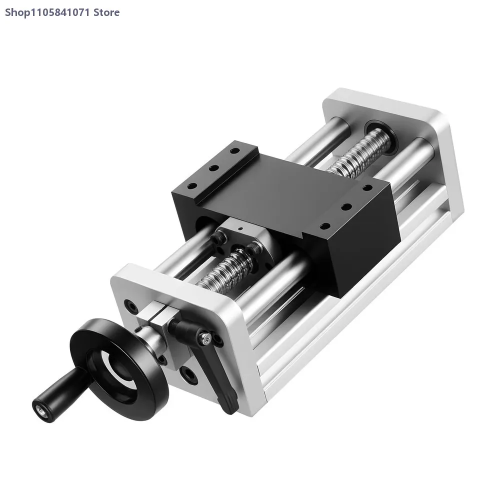 High Precision Linear Stage Actuator 100mm Effective Stroke CNC Linear Motion Guide Dual Optical Axis C7 Ball Screw