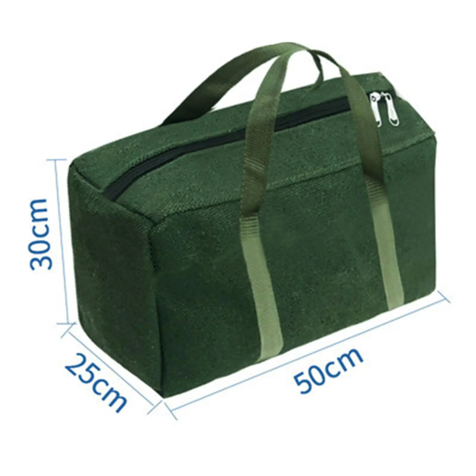 Rectangle Tool Bag Canvas Utility Tote Tool Organizer Waterproof Multifunctional for Storing Wrenches Pliers Lightweight