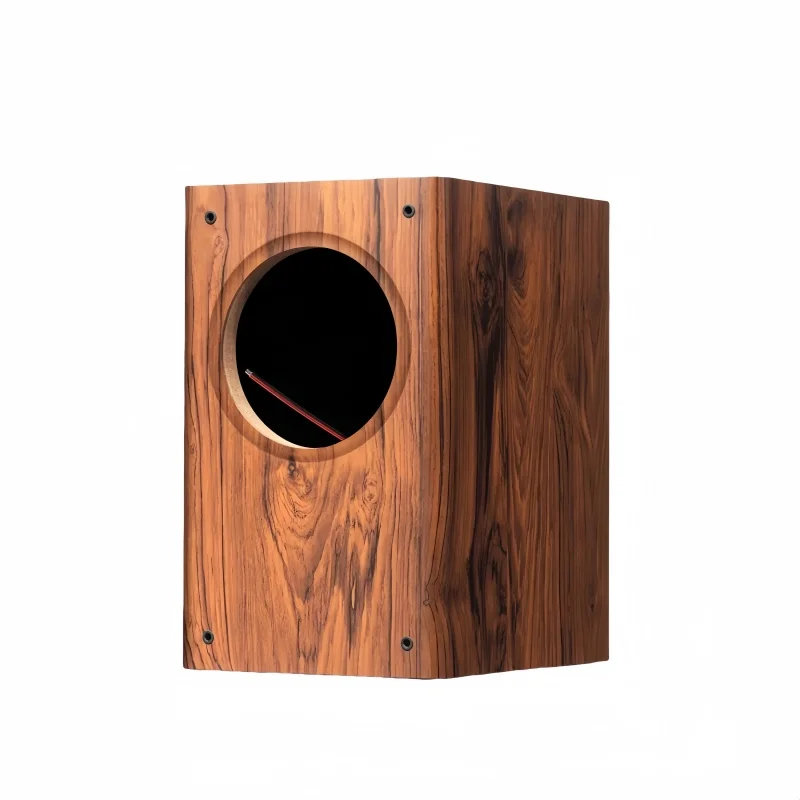 DIY Audio Modification, Q8-8-inch Bookshelf Speaker Empty Box Body, Full Frequency HiFi Passive Wooden Speaker Shell,Speaker Box