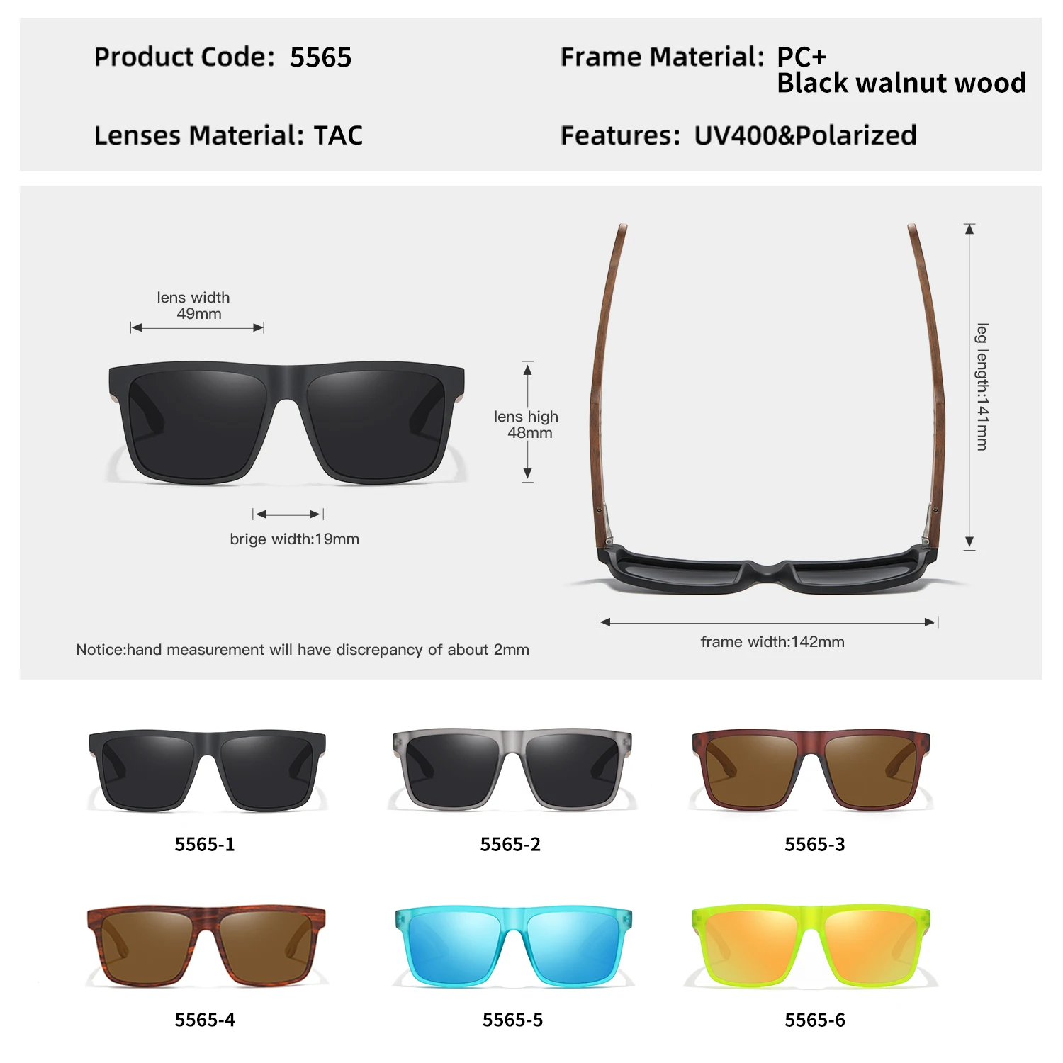 Thumbnail 4 - #39 Wooden Frame Sunglasses Comparison Guide