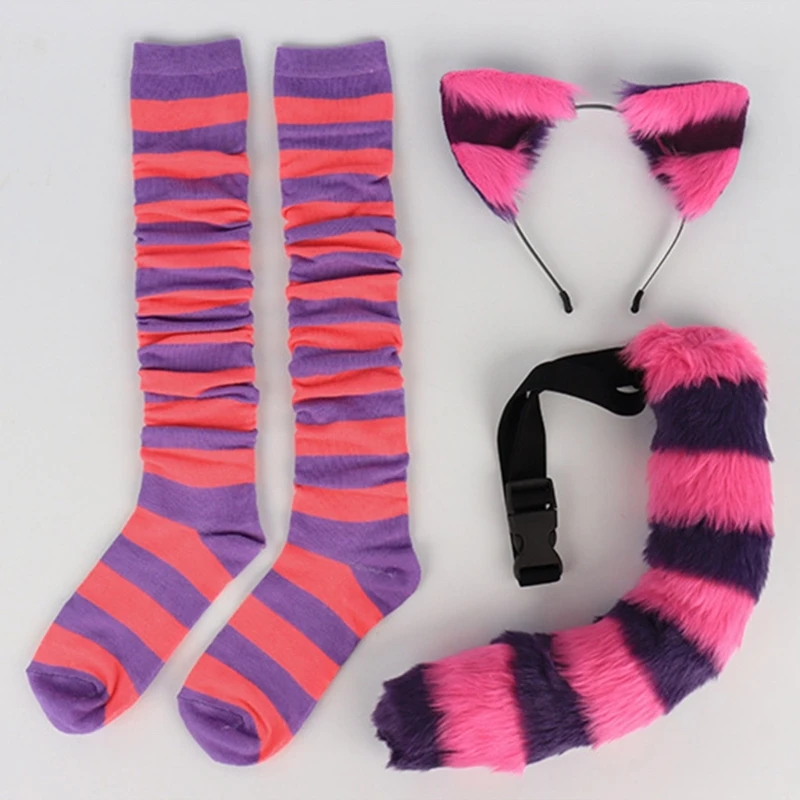 3Pcs Funny Cat-Fancy Costume  Accessories Cat-Cosplay-Halloween Costumes