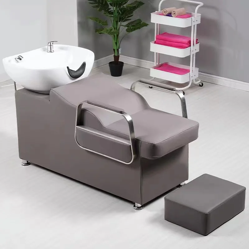 

Professional Hairdressing Washer Armchairs Beauty Hair Washing Chair Shampoo Shaving Kappers Stoel Hairsalon Furniture CY50XT