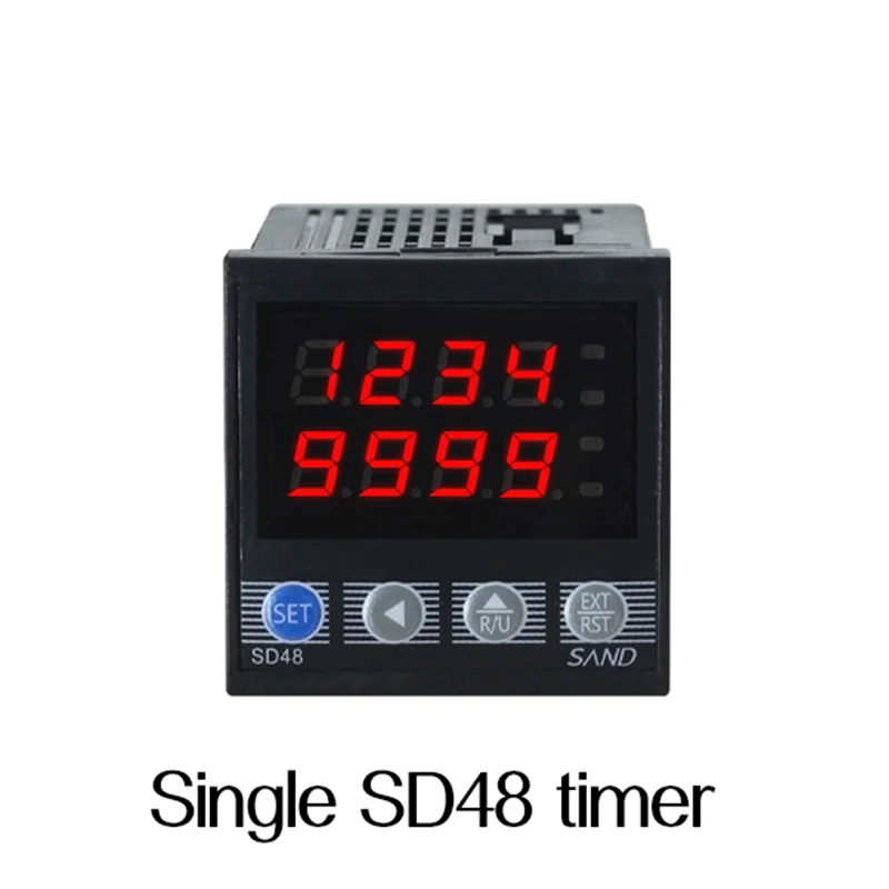 220V Industrial Cumulative Timer with Relay Output Control Electronic Switch Powered Timer for Automation