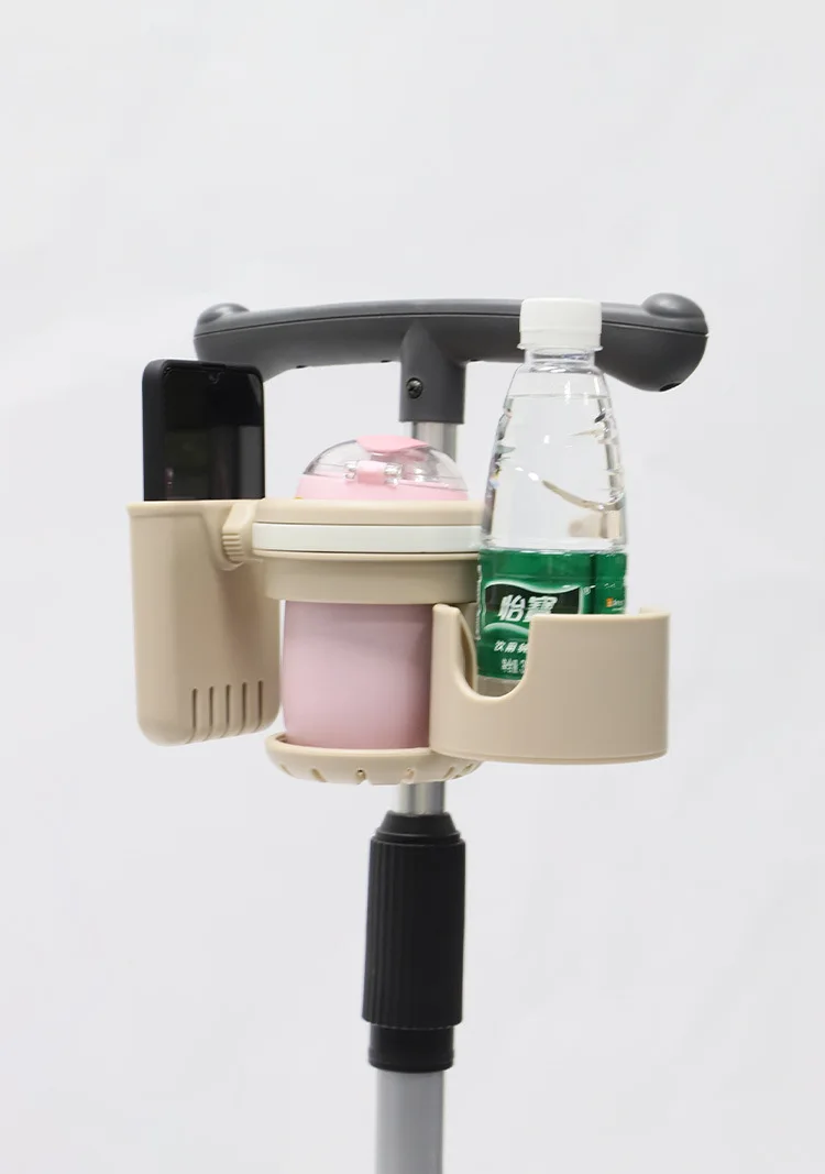 New Baby Stroller Parent Cup Holders 3 in 1 Non Slip 360° Rotation Coffee Holder & Phone Holder for Baby Stroller Accessoris