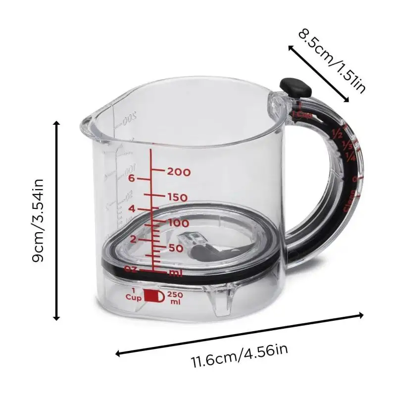 Comprehensive Kitchen Tool with Adjustable Measuring Cup and Scraper Base; Ideal for Baking and Cooking Use.