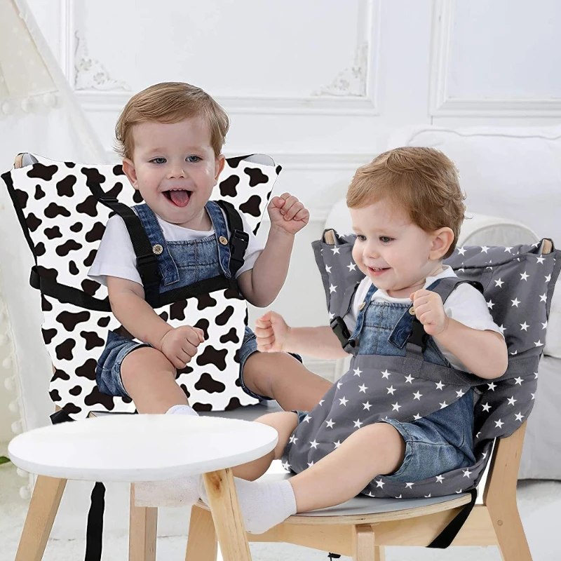 Portable Baby Dining Chair With Baby Food Protection Belt Travel Dining Chair Cover