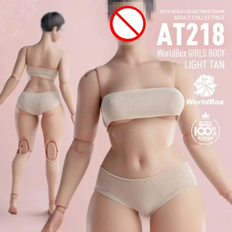 

Pre-sale Worldbox AT218 1/6 Action Figure Super Flexible Plus-size Girls Joint Body about 27.5cm Female Soldier Dolls Body Doll
