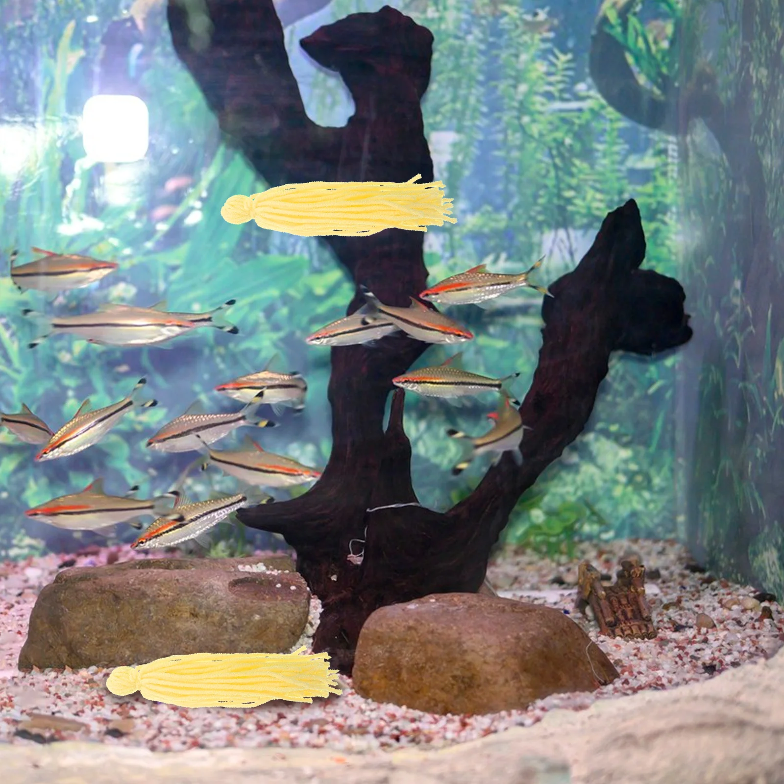 

10pcs Fish Breeding Mop Spawning Yarn Brush Tank Sponge Egg Attachment Substrate Hiding Spot Aquatic Pets Supplies