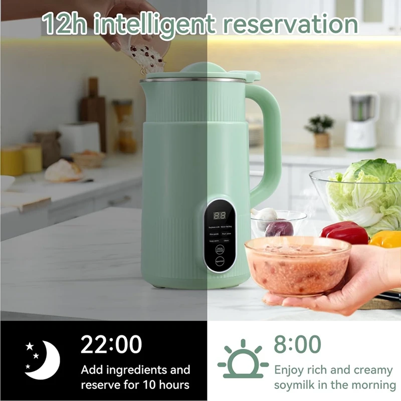 AD24-موزع حليب الصويا الكهربائية آلة كسر الجدار لحليب النباتات محلية الصنع، حليب الشوفان، صانع حليب الصويا