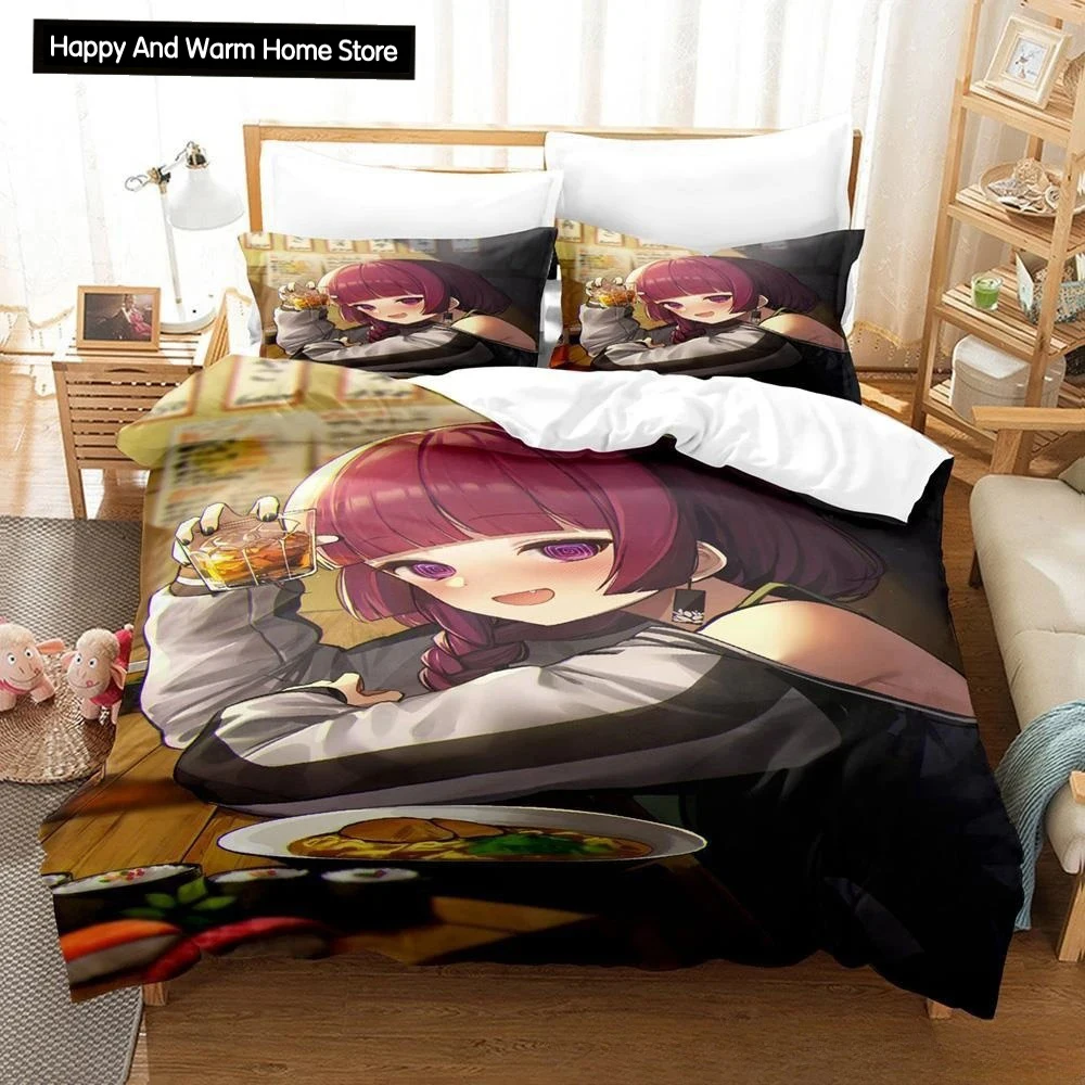 Fashion 3D Printed Anime BOCCHI THE ROCK! Bedding Set Single Twin Full Queen King Size Bed Set Adult Boy Bedroom Duvetcover Sets