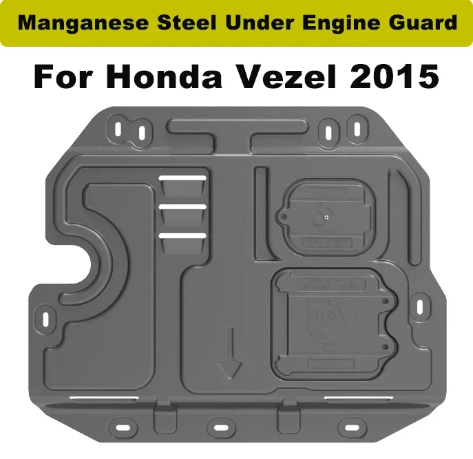 

For Honda Vezel 2015 Manganese Steel Under Engine Guard Protection Device Engine Bonnets Engine Shield Car Accessories.