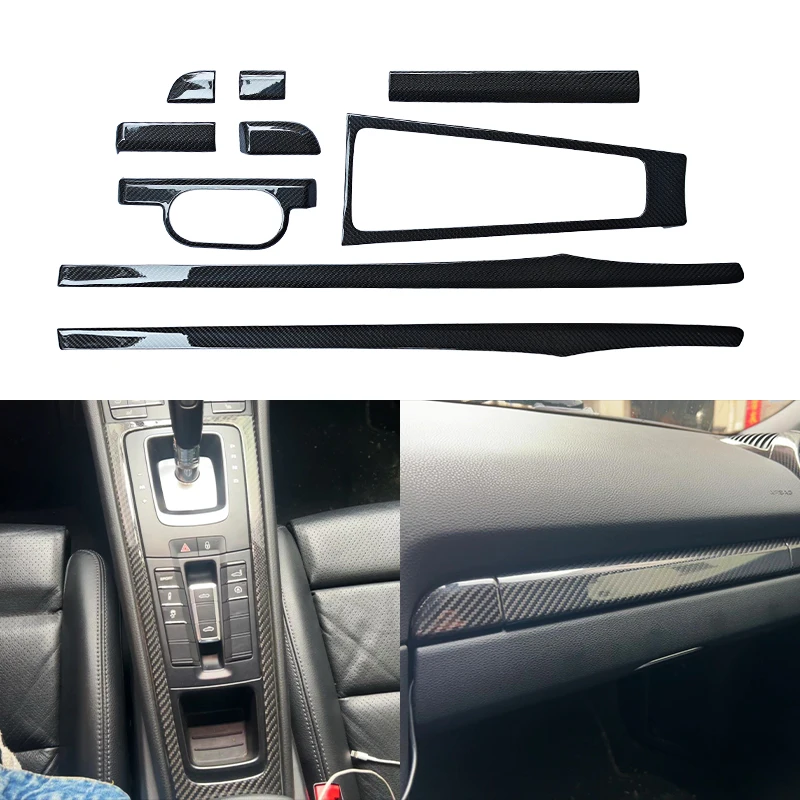 

2015-2023 Car Interior Upgrade Carbon Fiber Interior Modification Parts Complete Set of Interior Patches Suitable for 718