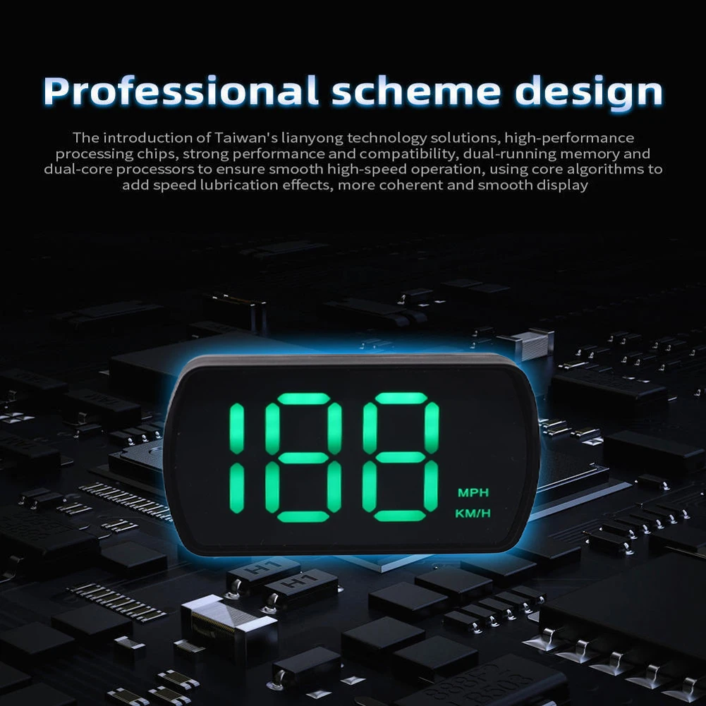 Car HUD Head Up Display Windshield Projection HUD Speedometer Windshield Speedometer HUD Projector Auto Electronics Accessories