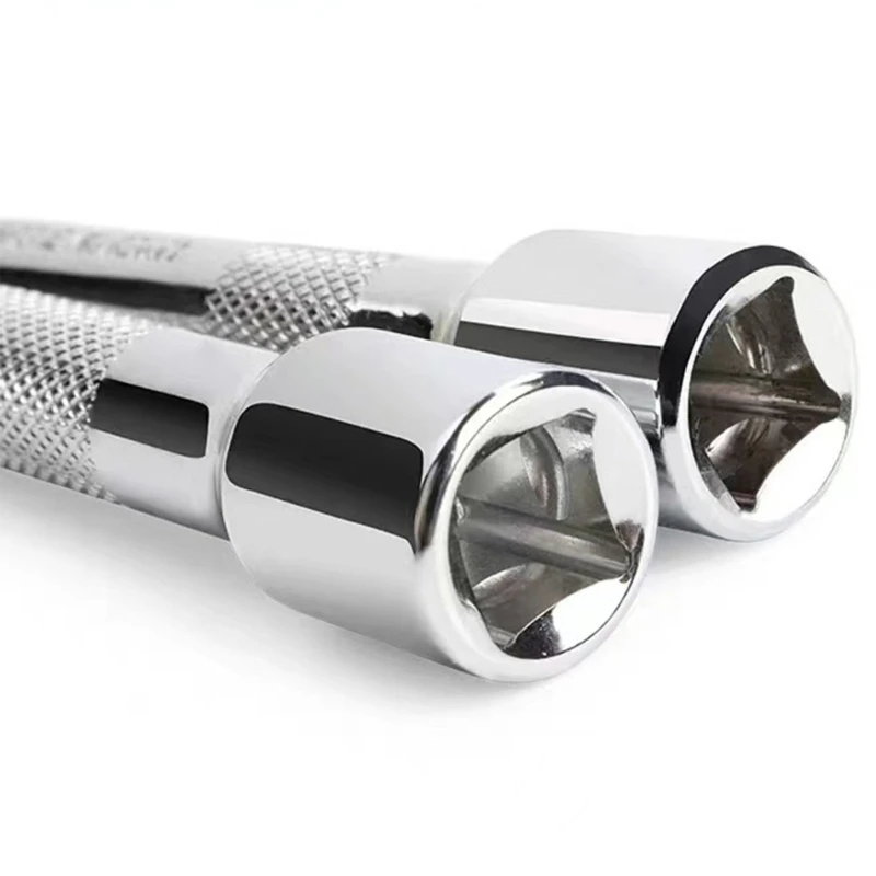 4Pcs 1/4 3/8inch Extension Rod Set Socket Extension Set Includes Extensions Joint Socket Extension Rod Hand Tool