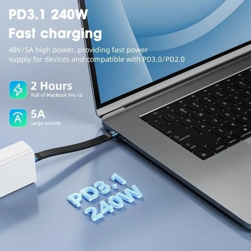 G8TA USB4 Data Cable PD240W 5A schnelles USB C zu USB C -Kabel für Thunderbolt4
