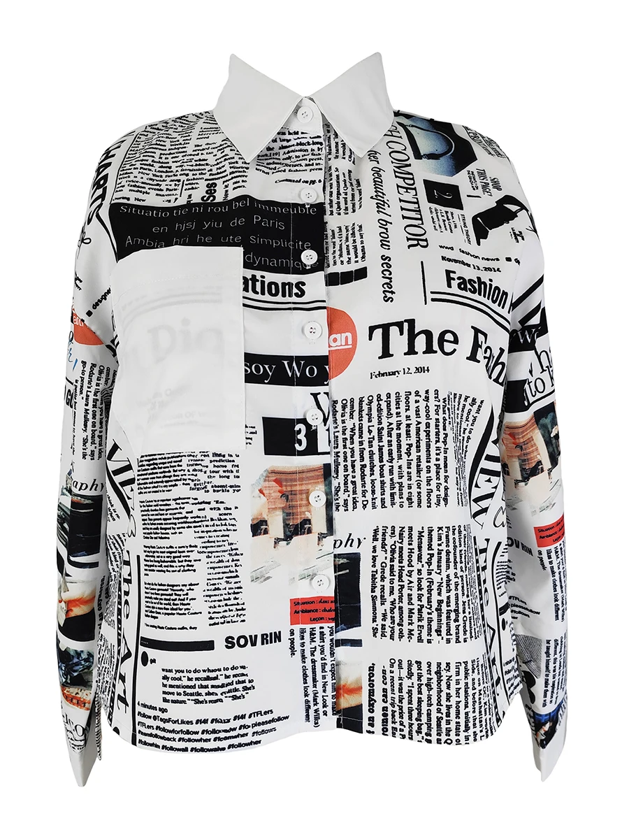 Vintage Newspaper Print Plus S - огляд і ціна Vintage Fashion Newspaper