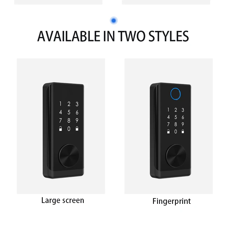 YiHESZ TTLOCK/تويا نظام قفل الباب ببصمة الإصبع قفل المدمج في مستشعر الباب قفل السيارات بلوتوث كلمة السر IC بطاقة ديدبولت الذكية قفل بمزلاج