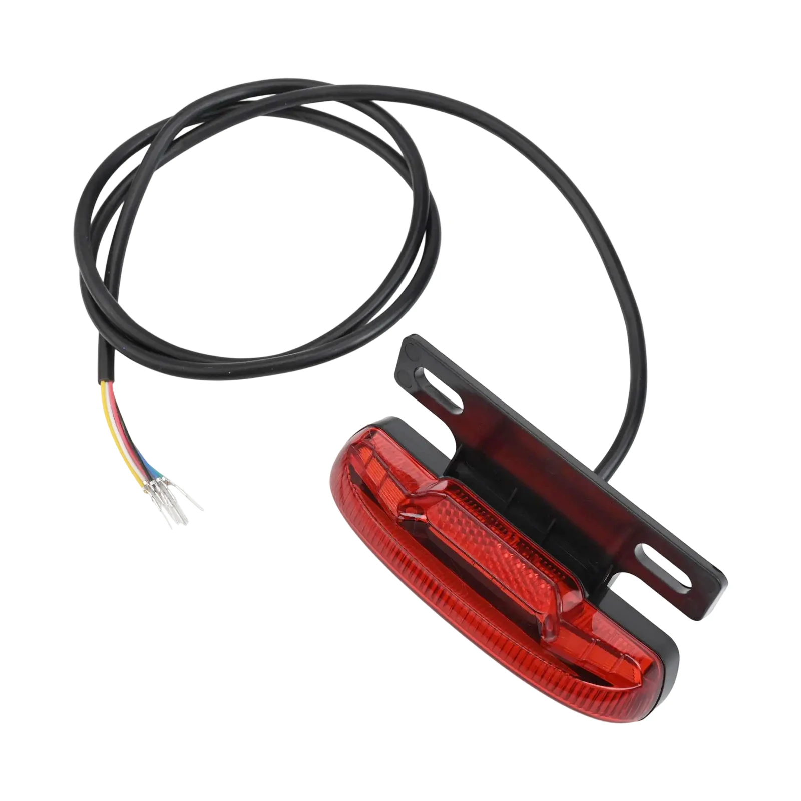 Brake Light 6 Pin Rear Lamp For Night Riding ABS Plastic Material Cable Length 100cm Night Taillight For Ebike For Night Cycling