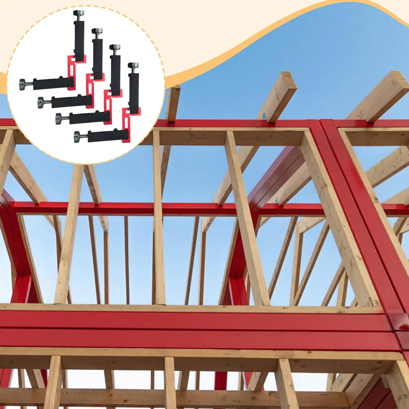 

12 шт. G-зажим с угловым фиксатором 90 градусов, инструмент для сборки ящика, противоскользящая ручка, сверхмощный алюминиевый универсальный инструмент для калибровки