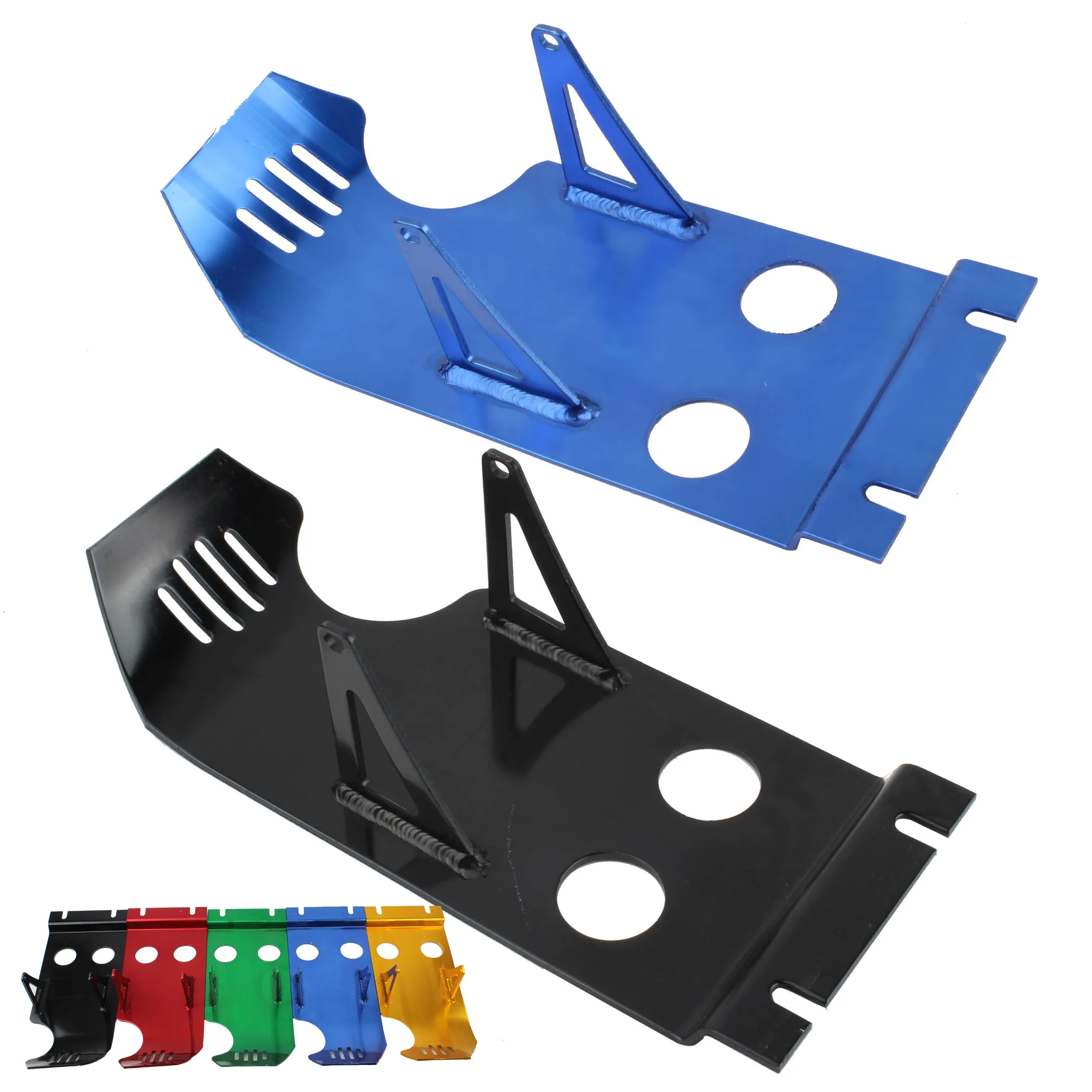 Placa protectora de motor de motocicleta, placa Bash de aleación resistente, placa luminosa de aluminio, PIT BIKES ATOMIK yx140 150, 160CC