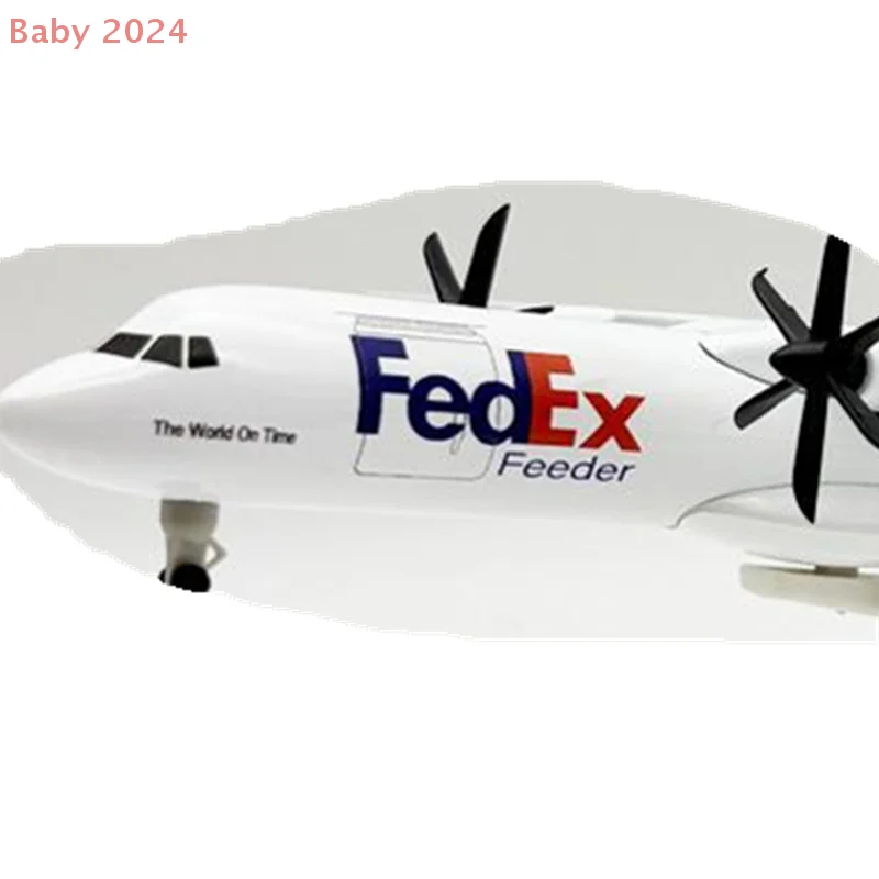 

Collectable 20cm ATR FedEx Plane Model; Diecast from Metal Alloy; Ideal Gift for Kids