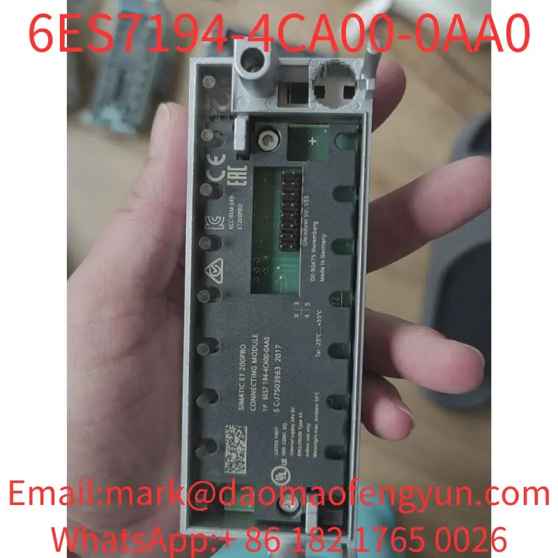 6ES7194-4CA00-0AA0 Used Tested OK In Good Condition SIMATIC DP, Connection module for Digital and analog Electronic modules ET 2