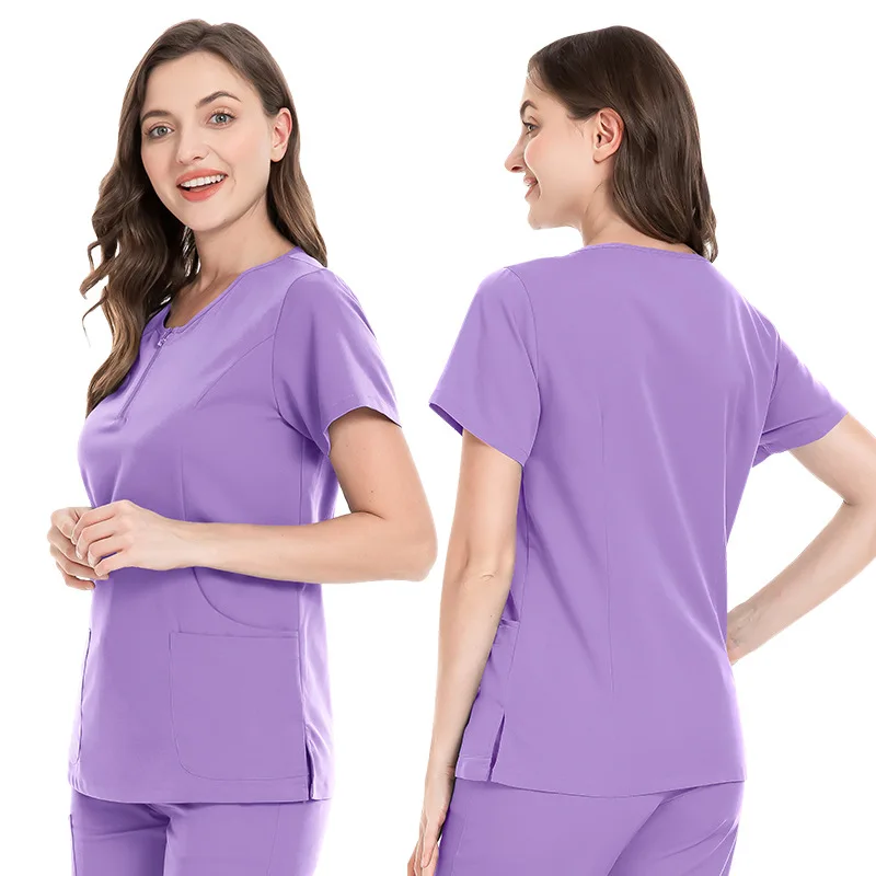 Dentist's surgical gown, women's split hand wash suit, elastic quick drying hospital nurse gown set