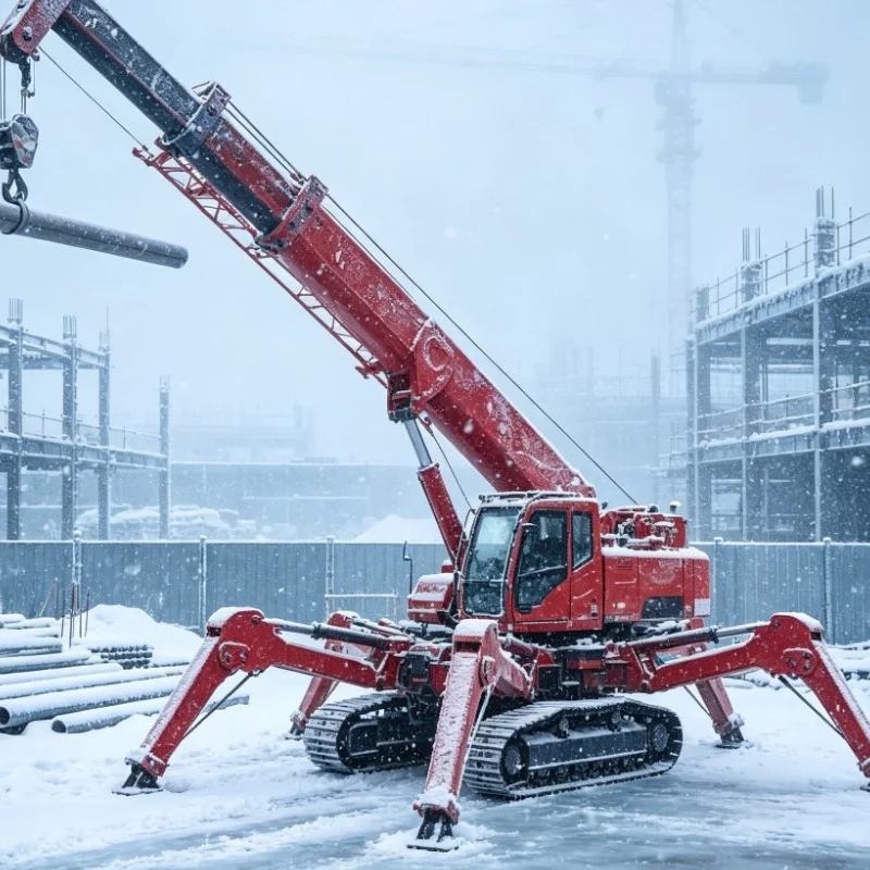 Customized Diesel/Electric Spider Crane Telescopic Crawler Spider Crane for Sale