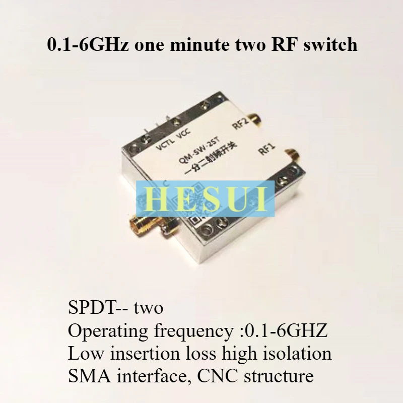 0.1-6GHz RF switch SPDT one-second routing high isolation microwave electrons