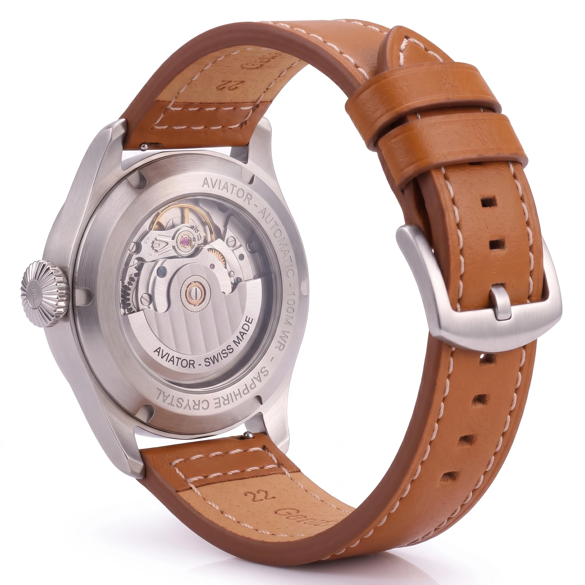 حزام ساعة من الجلد الطبيعي الف - مراجعة Leather Strap Quick Release وسعره