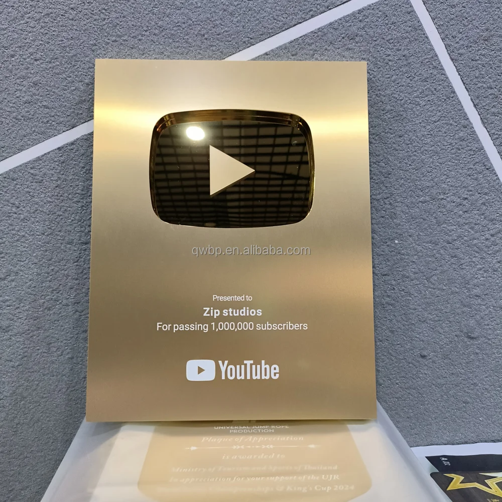 Youtube play button-AliExpress