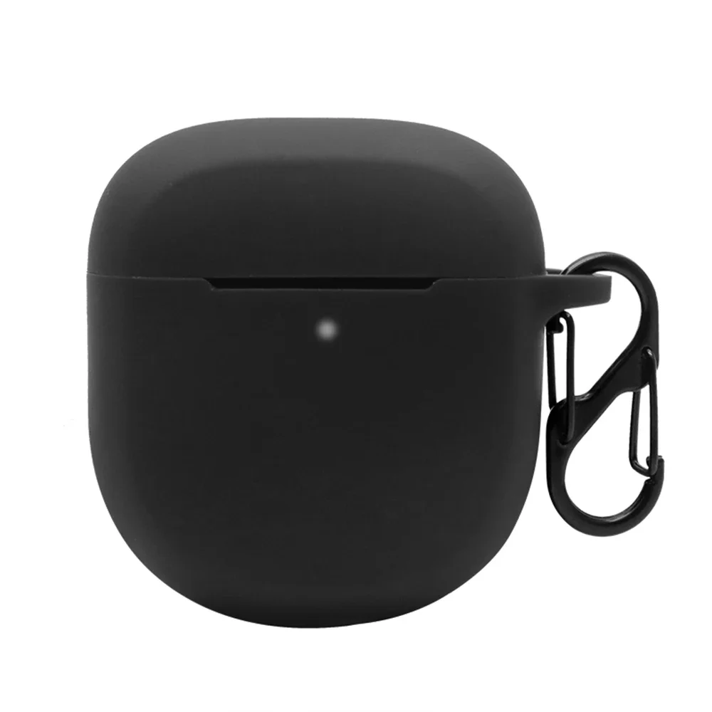 غطاء حماية من السيليكون مقاوم للغبار والصدمات لسماعات الأذن Bose QuietComfort II 2 QC2 TWS المانعة للضوضاء مع حلقة تسلق