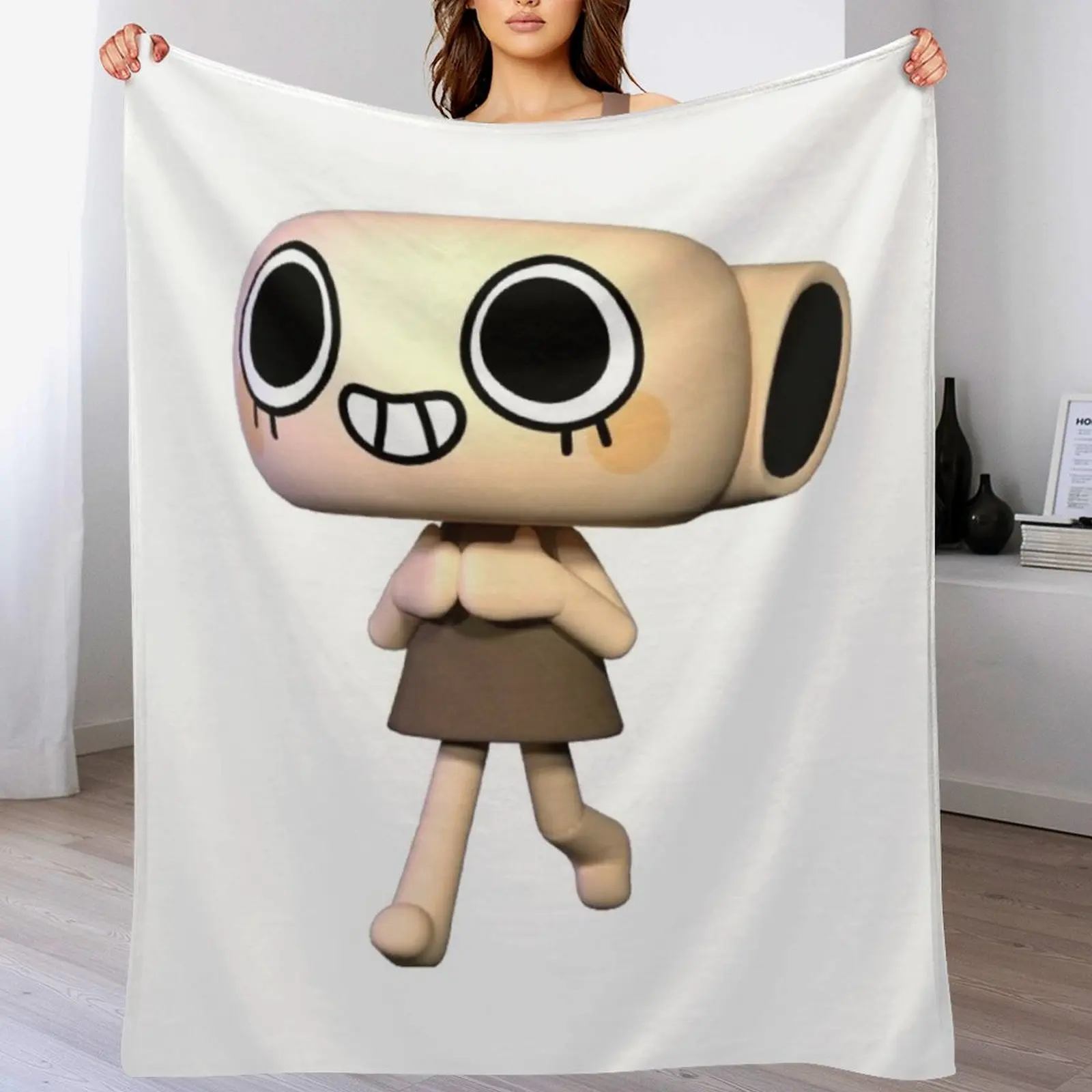 

Dandy's World: Shelly Throw Blanket Cute Luxury Designer Picnic Loose Blankets