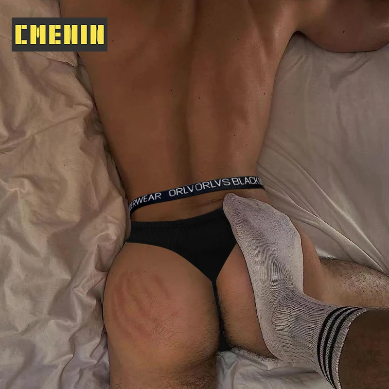 CMENIN Sexy Men Thongs Cotton Low Waist Men Underwear Men\'s Thong and G String Jockstrap Panties Sexy Gay Man Thong Underpants