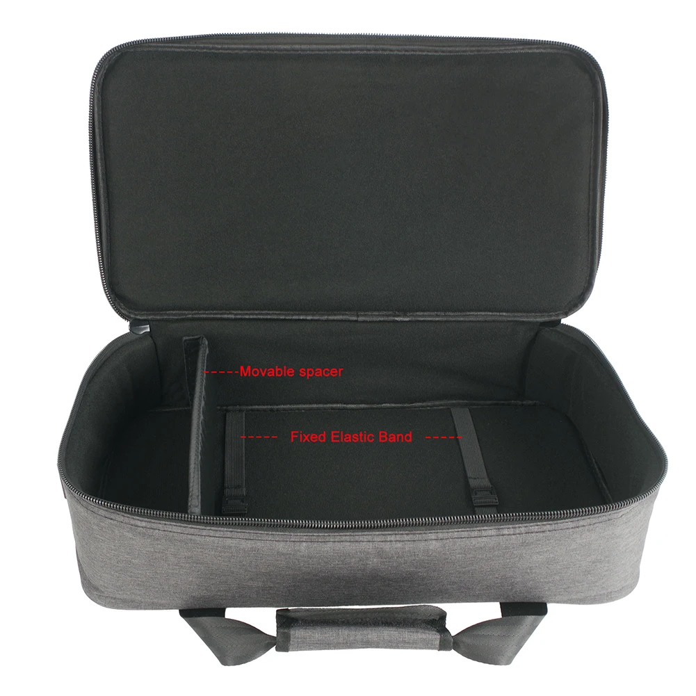 

Compact Pedal Bag Guitar Pedalboard Bag High Toughness Oxford Cloth Organized Accessory Storage Stylish Design Wear Resistant