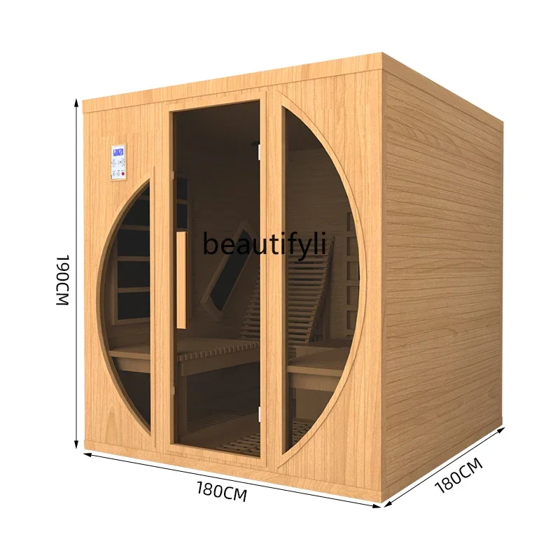 

FGDouble reclinabile sweat room tormalina a infrarossi lontani light wave room Single dry steam sauna room