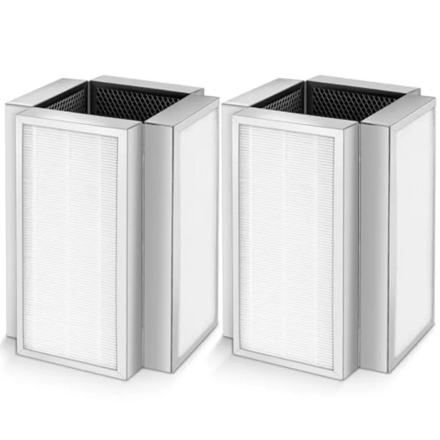 

Model 50 Replacement Filter, Compatible with MA Series 50W/50B/50S Air Purifier, 3-in-1 Activated Carbon Filter for Wildfire Sm