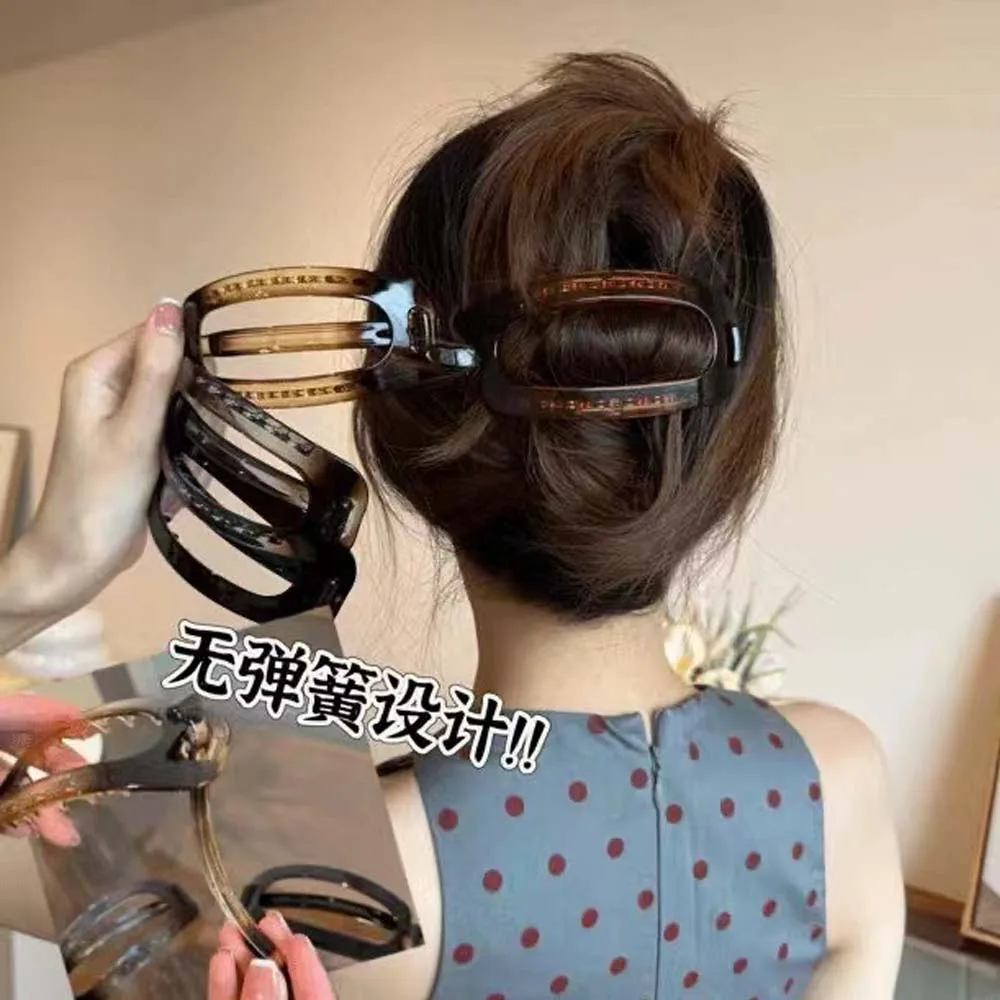 New Korea Big Size Duckbill Clip Hair Hairpin Top Clip Disk Hair Plastic Hairgrips Clamps Women Makeup Headwear Hair Accessorie