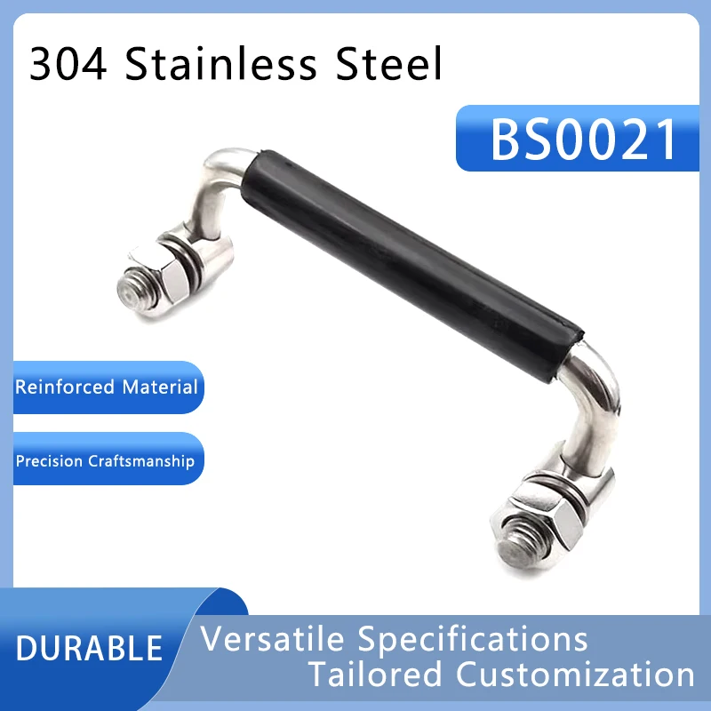 

Folding Load-Bearing 90-Degree Positioning With Rubber Sleeve Anti-Slip Thermal Insulation Industrial Handle