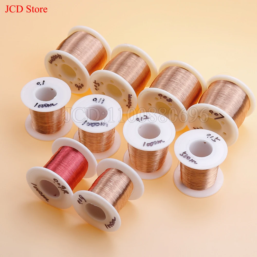 Coil Copper Wire0.05mm  0.07mm 0.08mm 0.09mm 0.1mm 0.12mm 0.15mm Cable Copper Wire Magnet Wire Enameled Copper Winding Wire