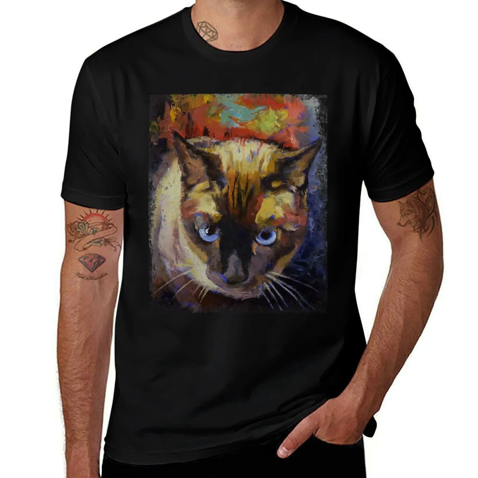 Seal Point Siamese T-Shirt Odor Resistant Short Sleeve Top