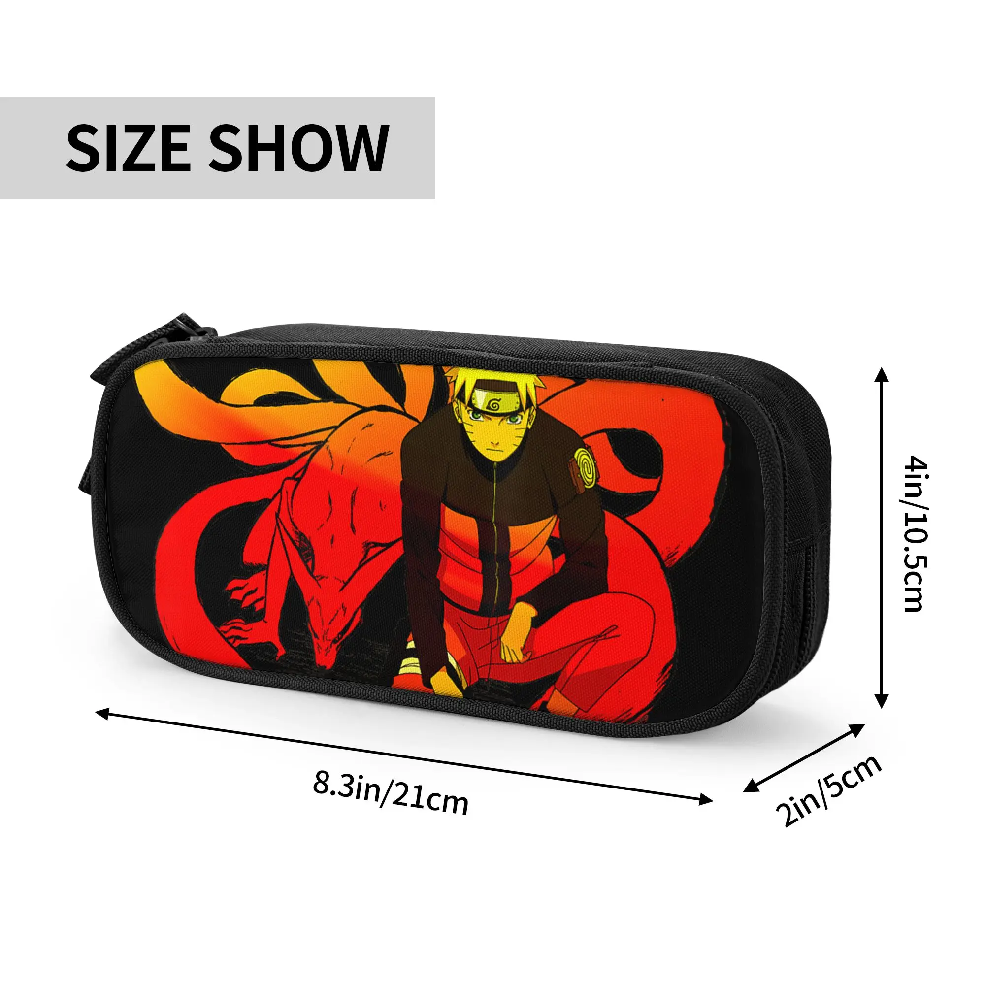 Large Capacity Bags for Child Cartoon Naruto Shippuden Naruto and 9 Tails  Handheld Study Bag for Boys Gilrs Kids