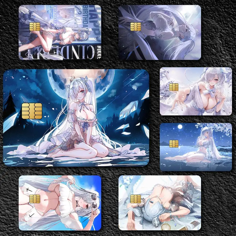 Game C-Cinderella Credit Card Skin Stickers For Bank Card Bus Metro Card Sticker Waterproof Gift